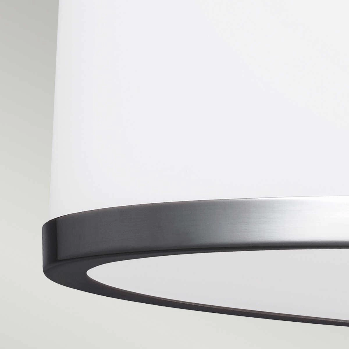 Feiss Prospect Park 2 Light Semi-Flush Chrome Ceiling Light