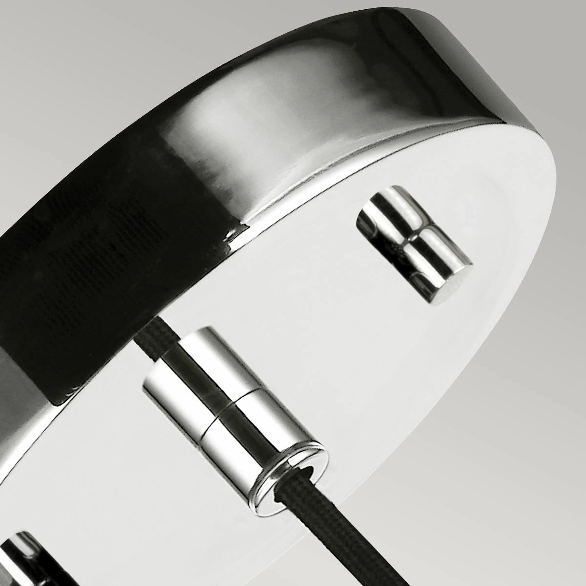 Feiss Rubin 1 Light Mini Pendant Polished Nickel Ceiling Light