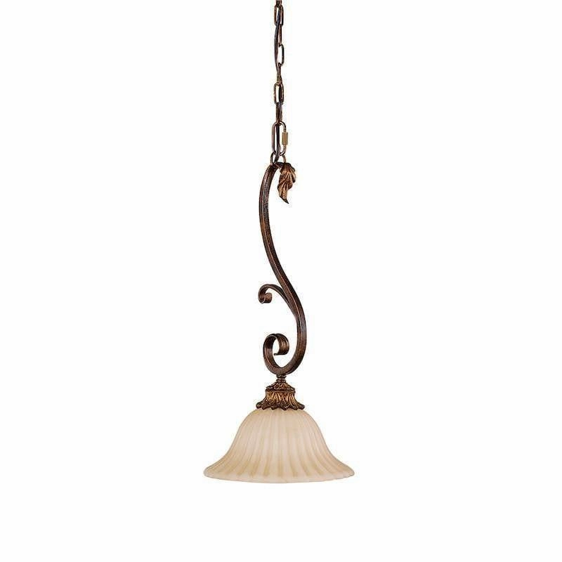 Feiss Sonoma Valley Tortoise Shell Small Pendant Ceiling Light ambient ceiling fixture