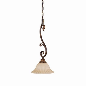 Feiss Sonoma Valley Tortoise Shell Small Pendant Ceiling Light ambient ceiling fixture