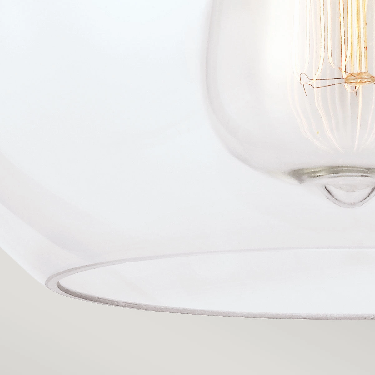 Feiss Tabby 1 Light Flush Light Polished Nickel Ceiling Light
