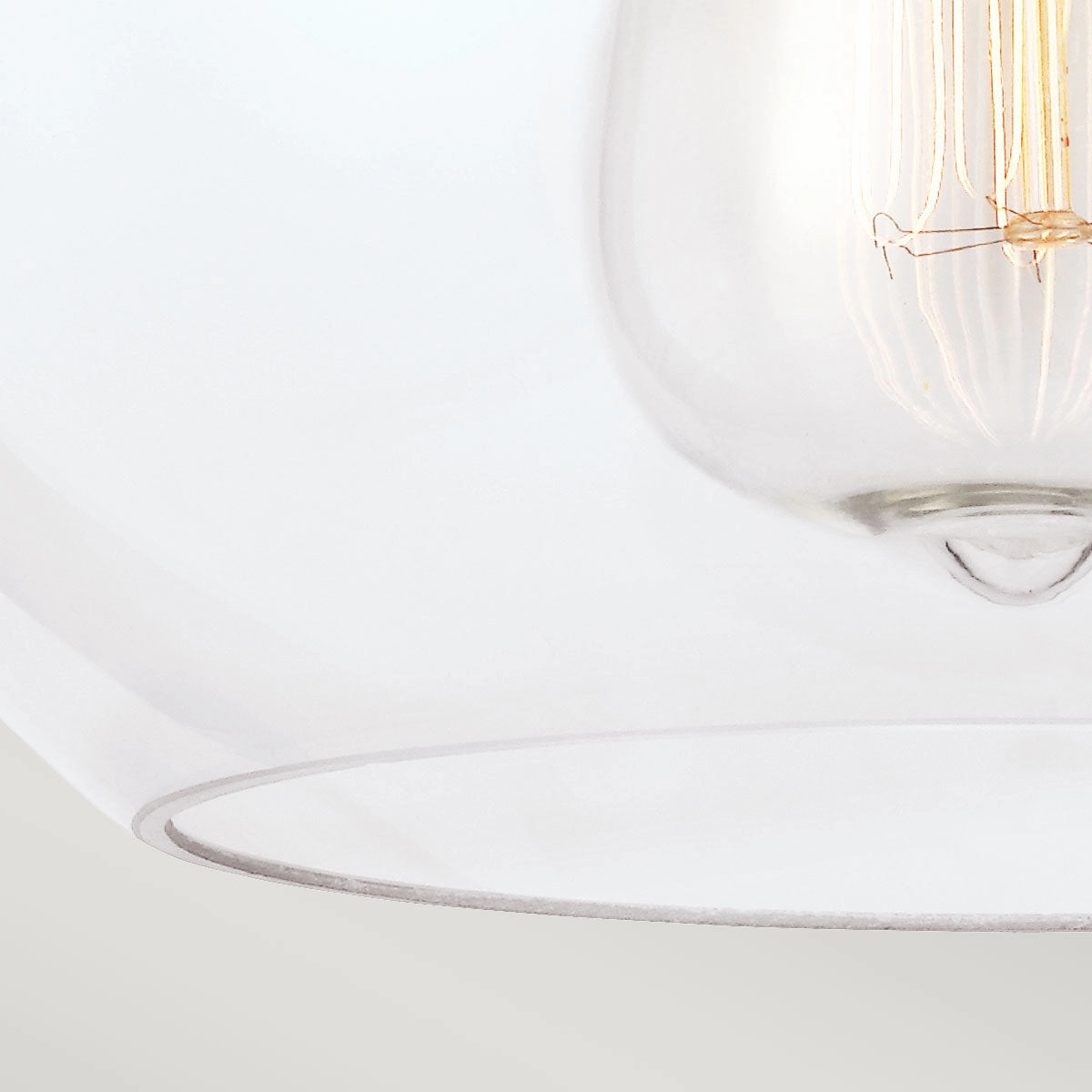 Feiss Tabby 1 Light Flush Light Polished Nickel Ceiling Light