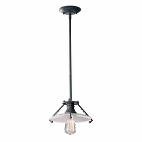 Feiss Urban Renewal 1 Light Zinc Ceiling Pendant soft glow ceiling light