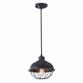 Feiss Urban Renewal Mini Antique Iron Pendant Ceiling Light white ceiling lamp