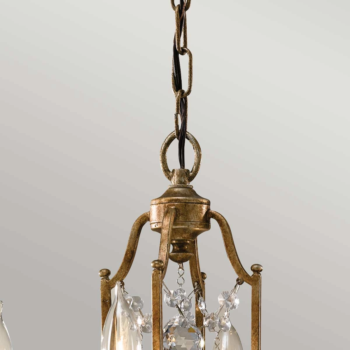 Feiss Valentina 4 Light Chandelier Ceiling Light - Bronze