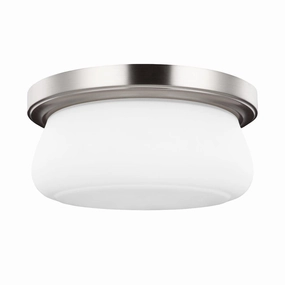 Feiss Vintner 2 Light Flush Chrome Bathroom Ceiling Light white ceiling lamp
