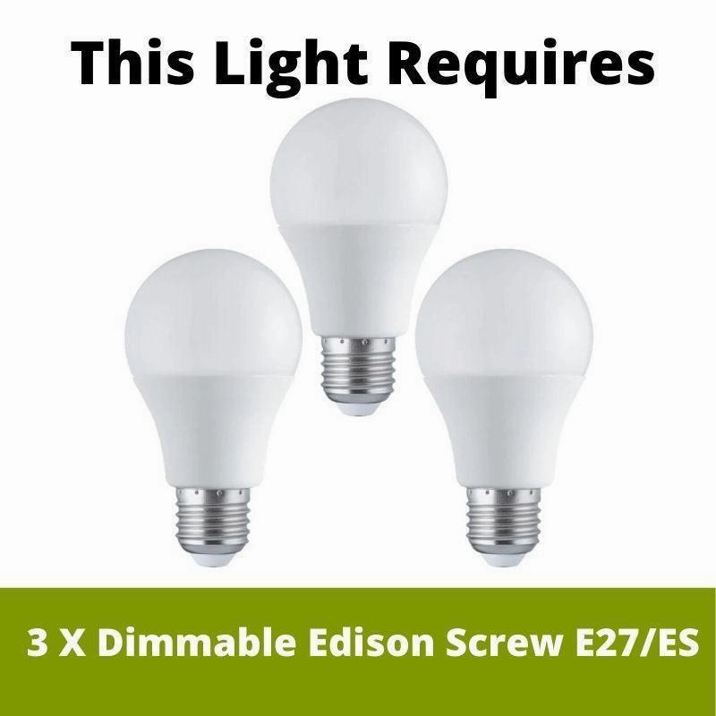 Feiss Woodward Chrome Large Flush Bathroom Ceiling Light Damaged Box