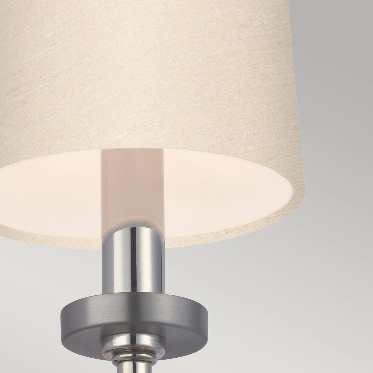 Felixstowe Polished Chrome Bathroom Wall Light - Scallop Shade