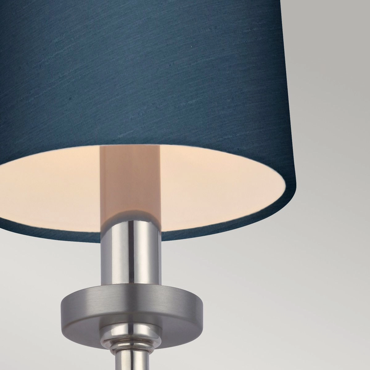 Felixstowe Polished Chrome Bathroom Wall Light With Breton Shade