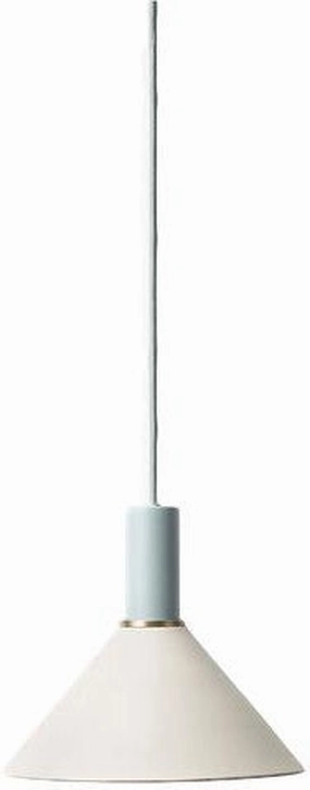 Ferm Living Cone Lampshade, Light Grey decorative indoor light