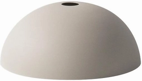Ferm Living Dome Lampshade, Light Grey decorative indoor light