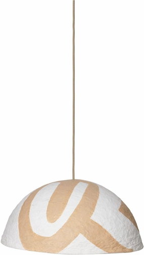 Ferm Living Half Dome Lampshade, Cave decorative indoor light