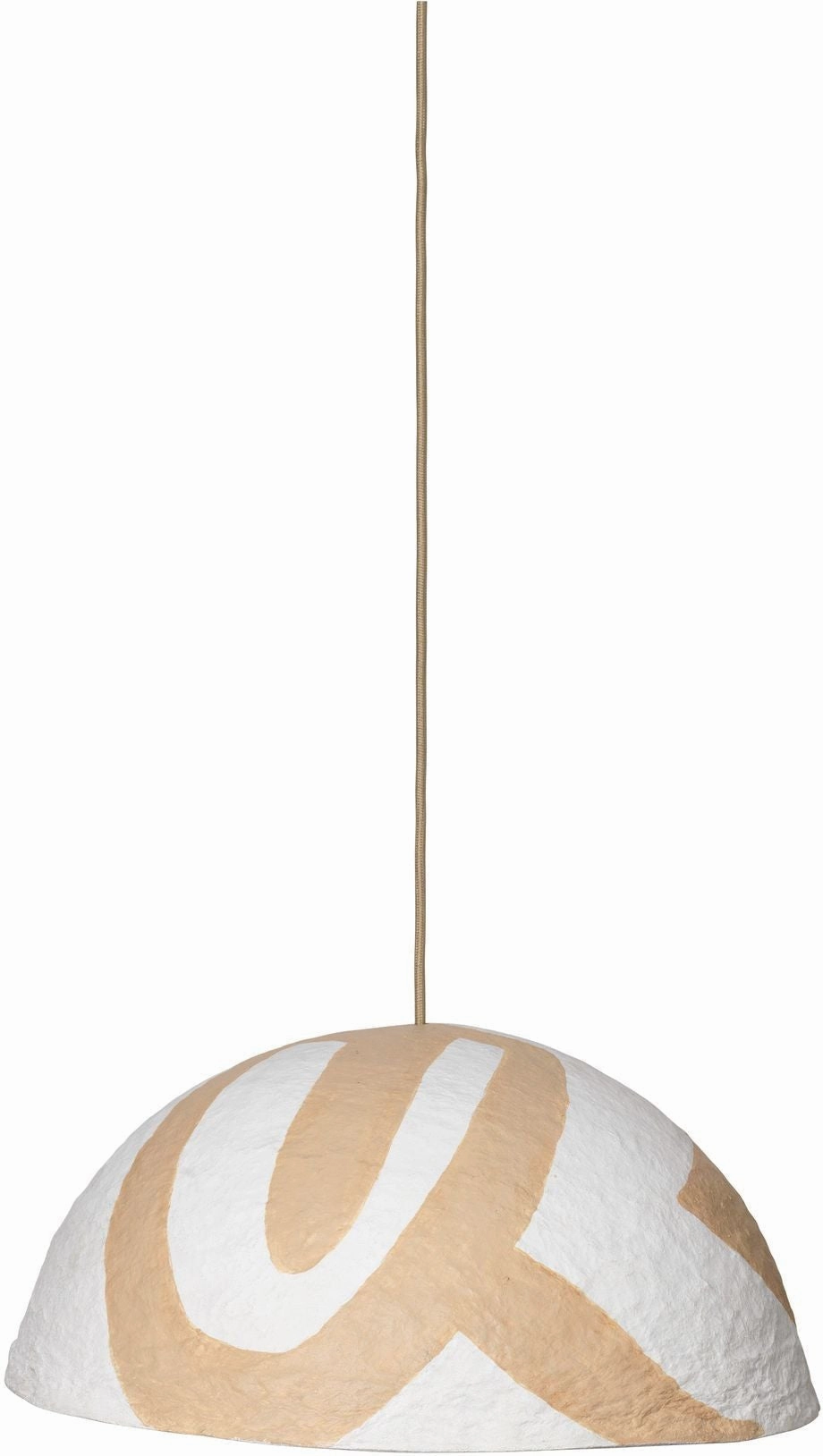 Ferm Living Half Dome Lampshade, Cave decorative indoor light