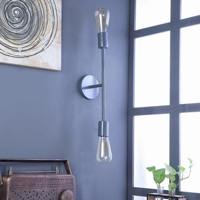 Filo Grey Metal Wall Light by SS Lightings decorative ceiling fixture