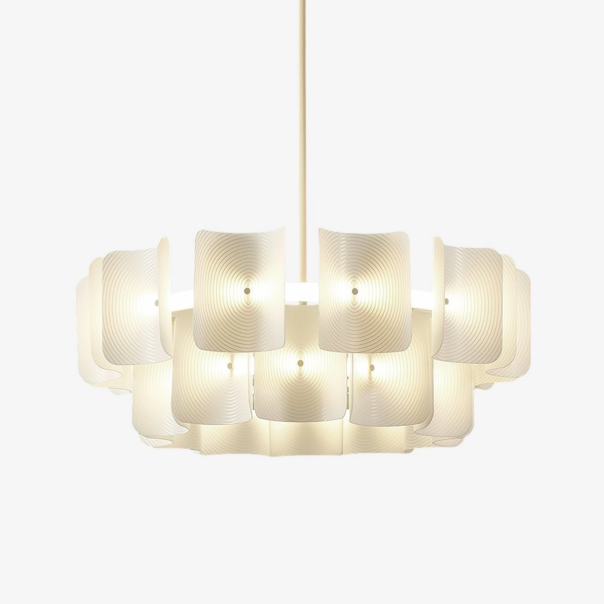 Fingerprint Chandelier minimalist reading light
