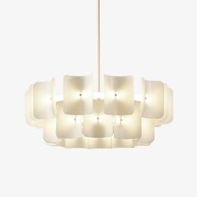 Fingerprint Chandelier minimalist reading light