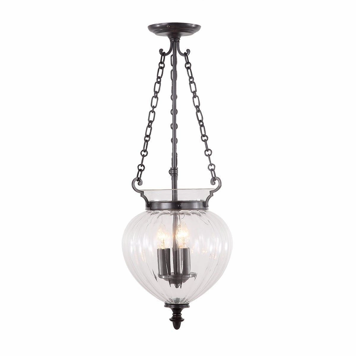 Finsbury Park 3 Light Medium Bronze Ceiling Pendant sleek LED ceiling lamp