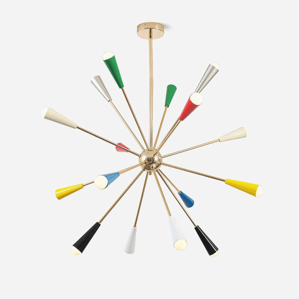Firework Pop Chandelier minimalist reading light