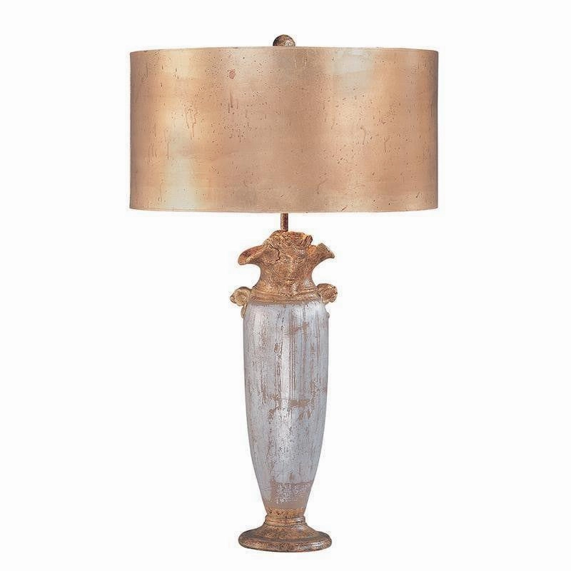 Flambeau Bienville Silver Table Lamp energy-saving LED light