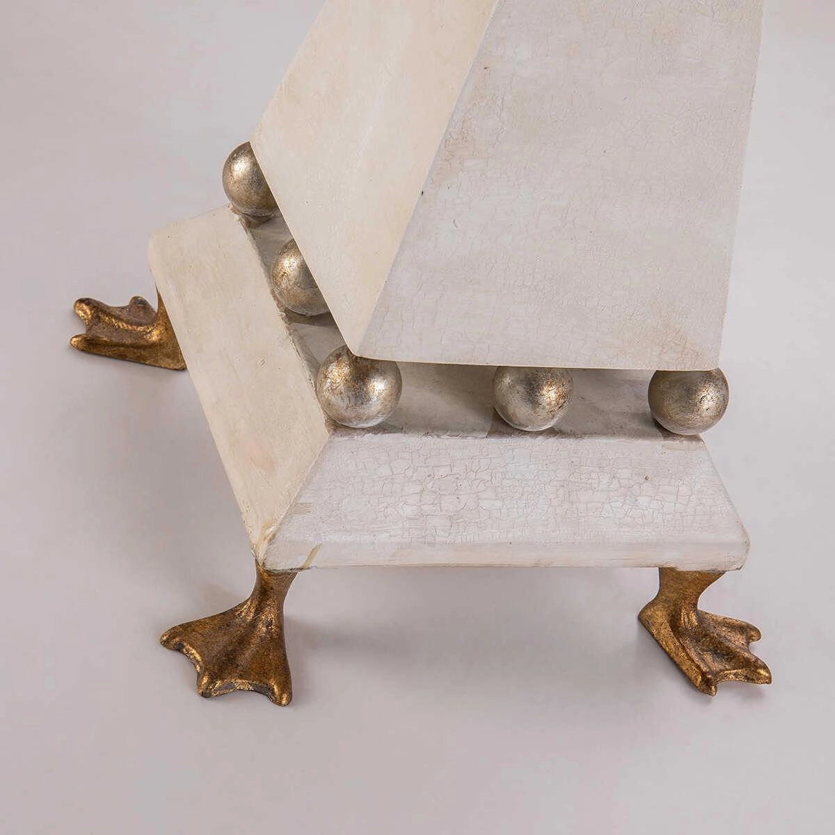 Flambeau Leda 1 Light Table Lamp - Cream Patina