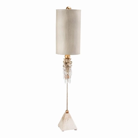 Flambeau Madison 1 Light Table Lamp - Putty Patina energy-saving LED light
