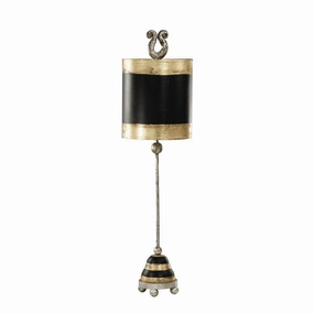 Flambeau Phoenician Gold & Black 1 Light Table Lamp energy-saving LED light