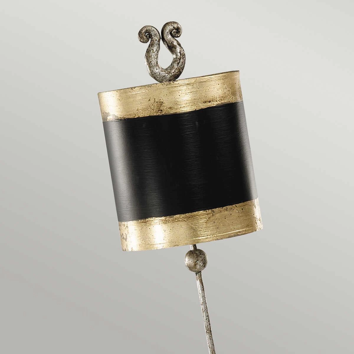 Flambeau Phoenician Gold & Black 1 Light Table Lamp