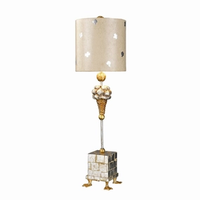 Flambeau Pompadour X 1 Light Table Lamp energy-saving LED light