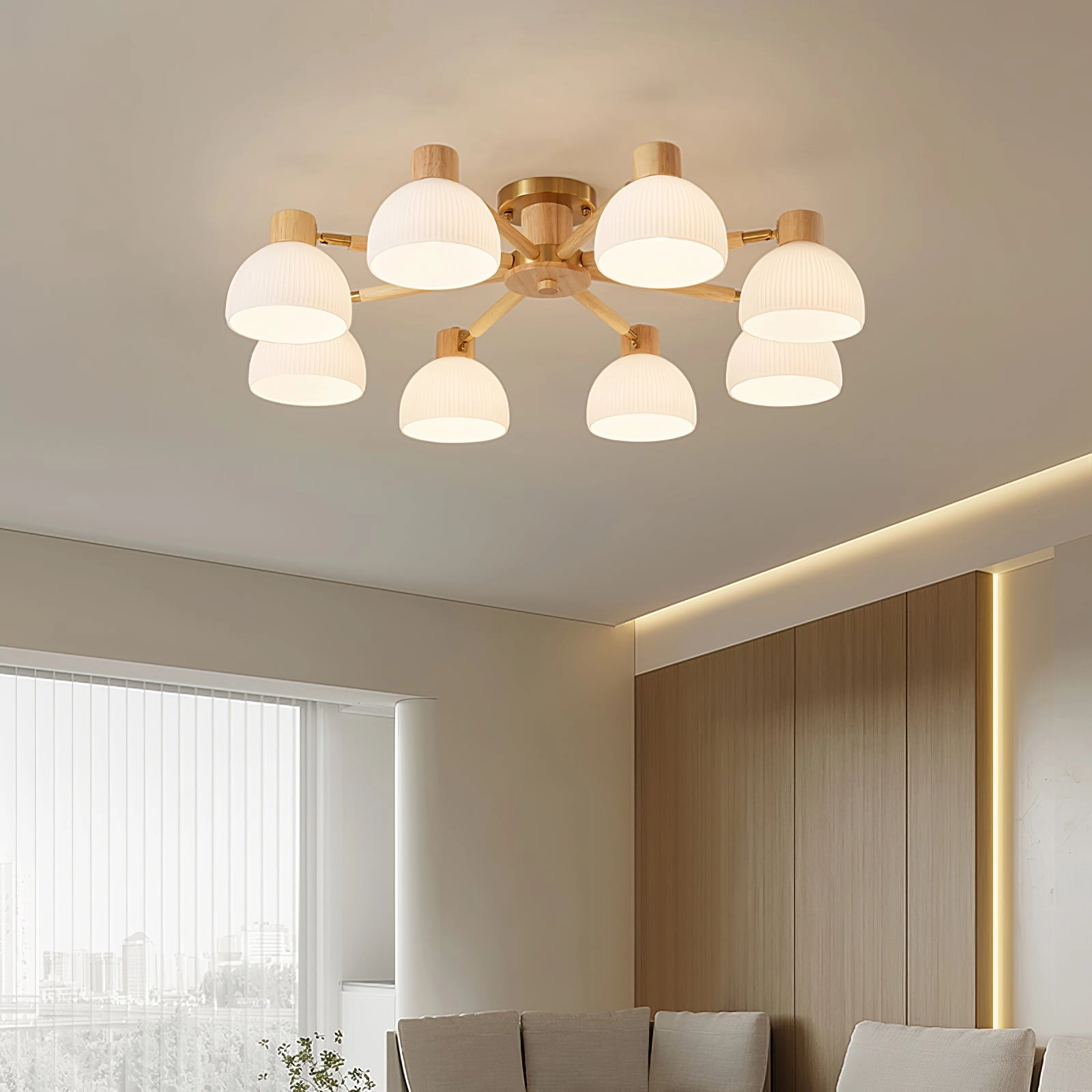 Flared Ceiling Light