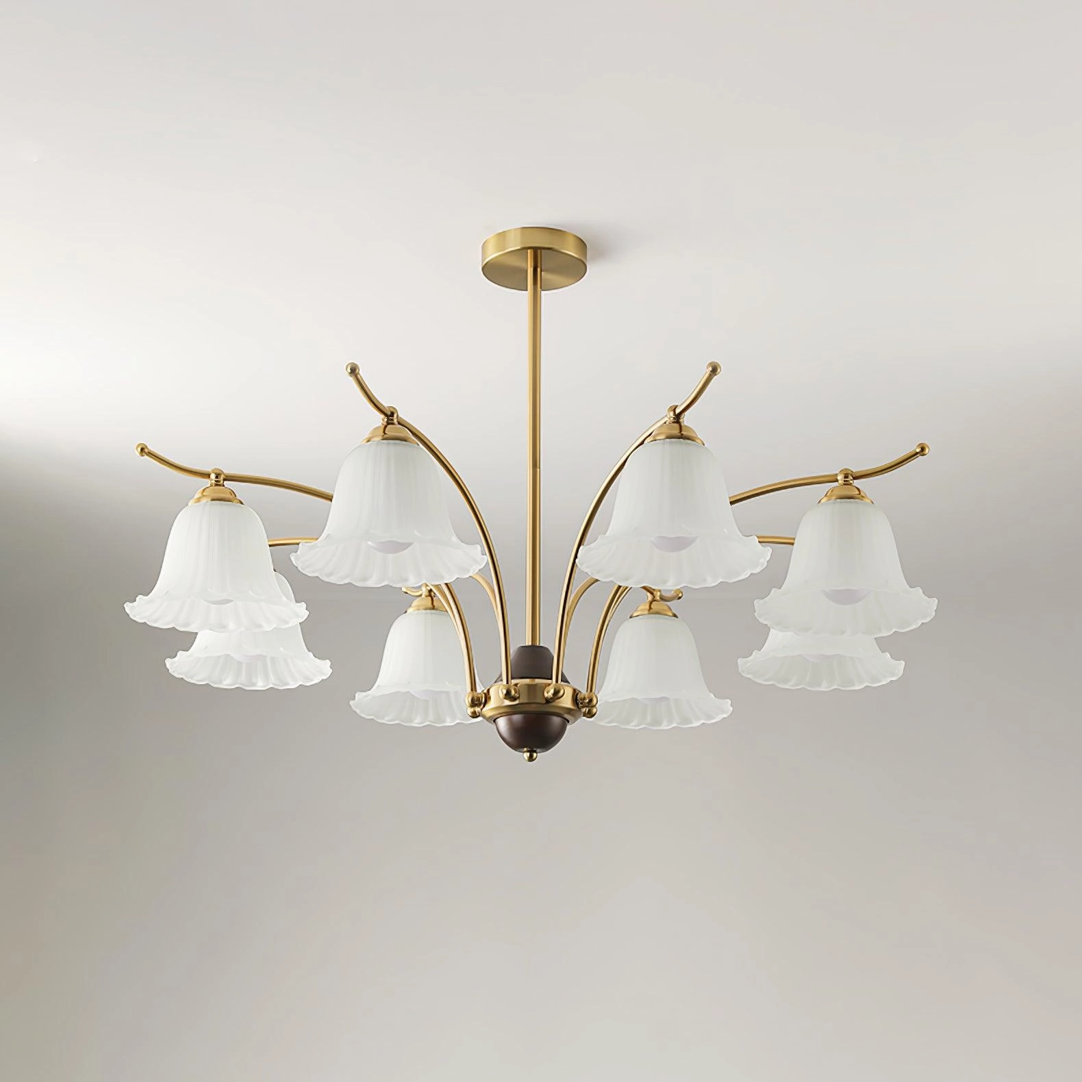 Flora Brass Chandelier
