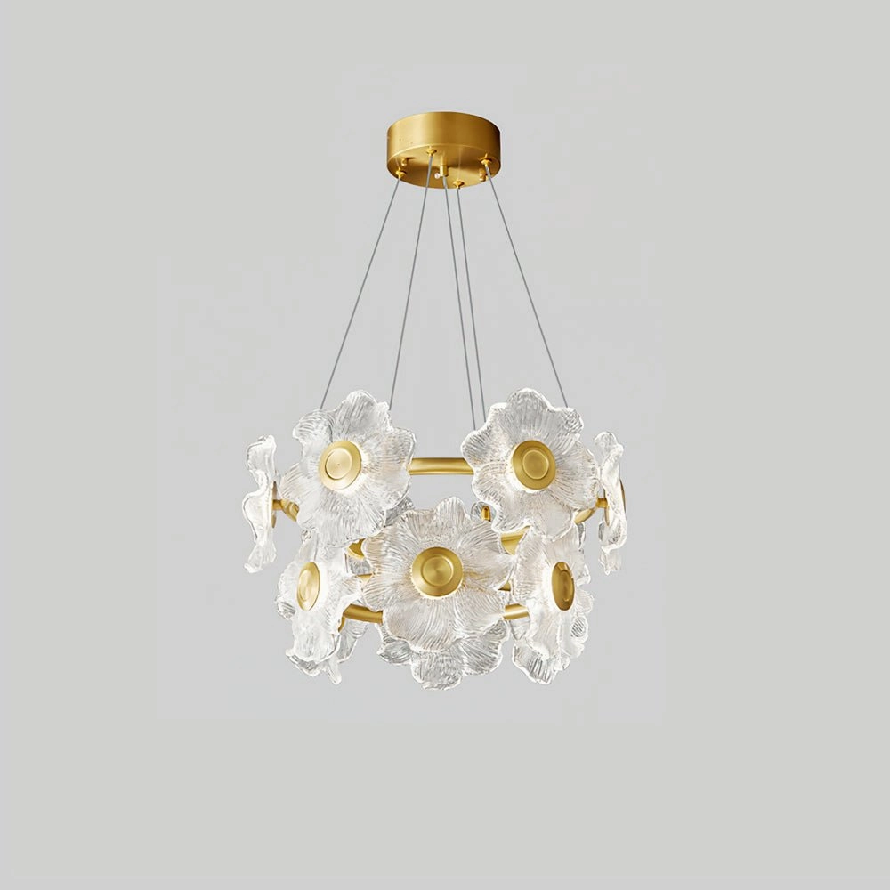 Flora Glass Chandelier