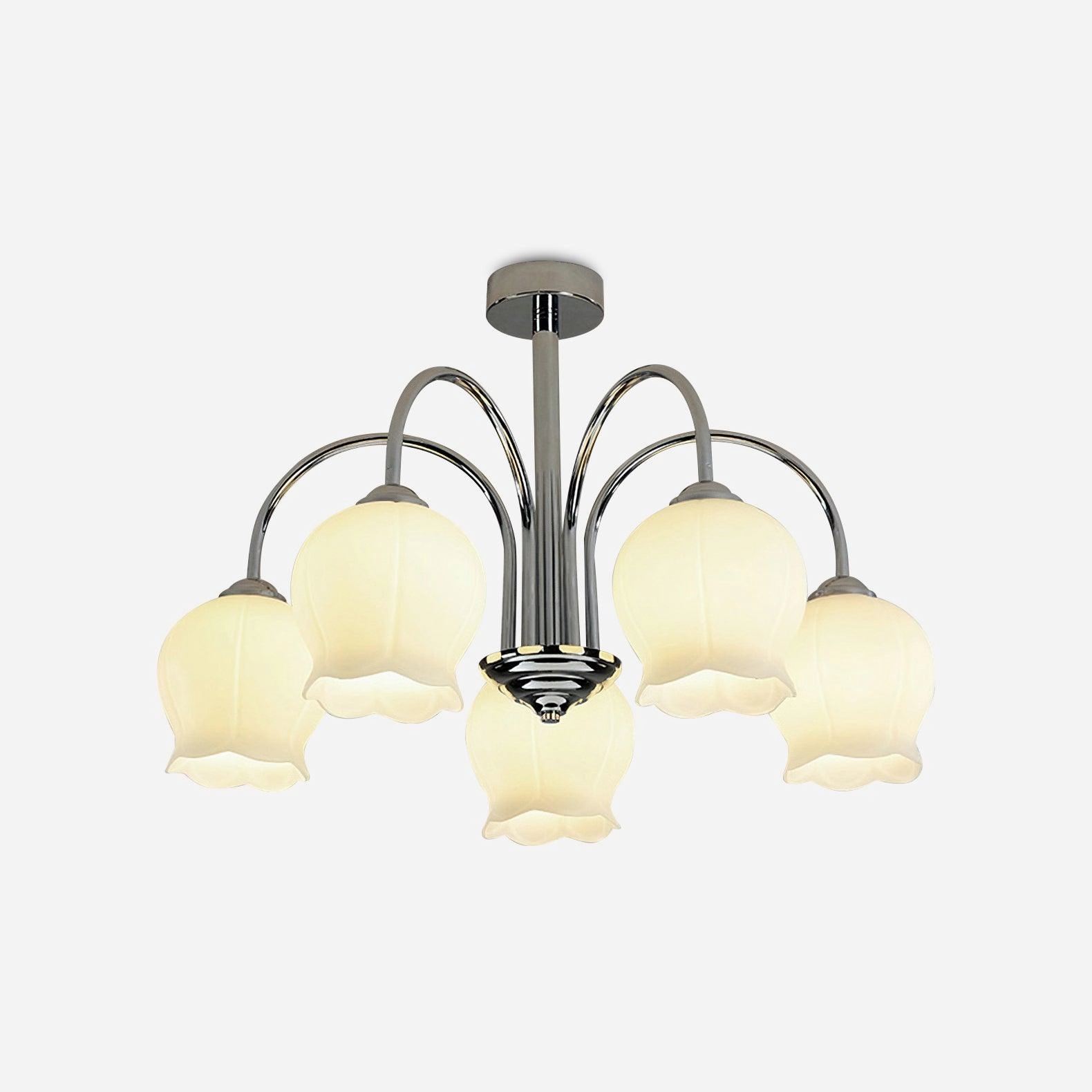 Floral Glass Chandelier