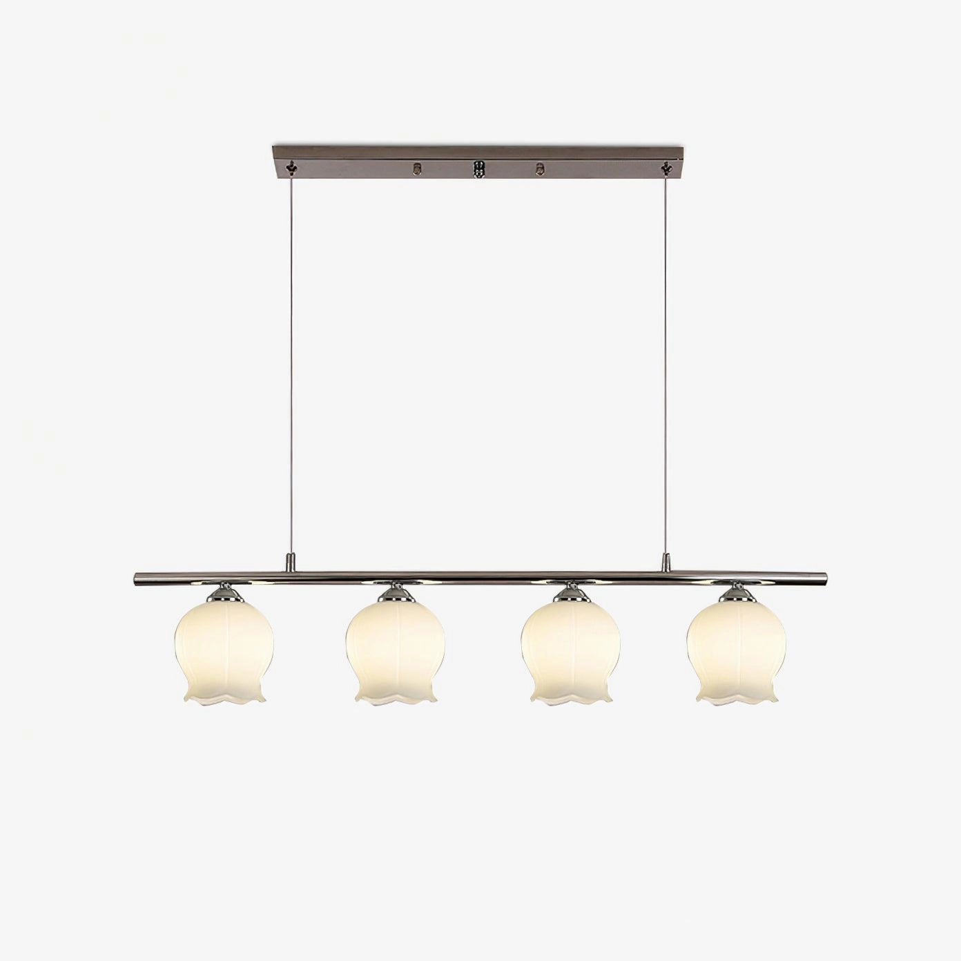 Floral Glass Modern Pendant Lamp round ceiling light