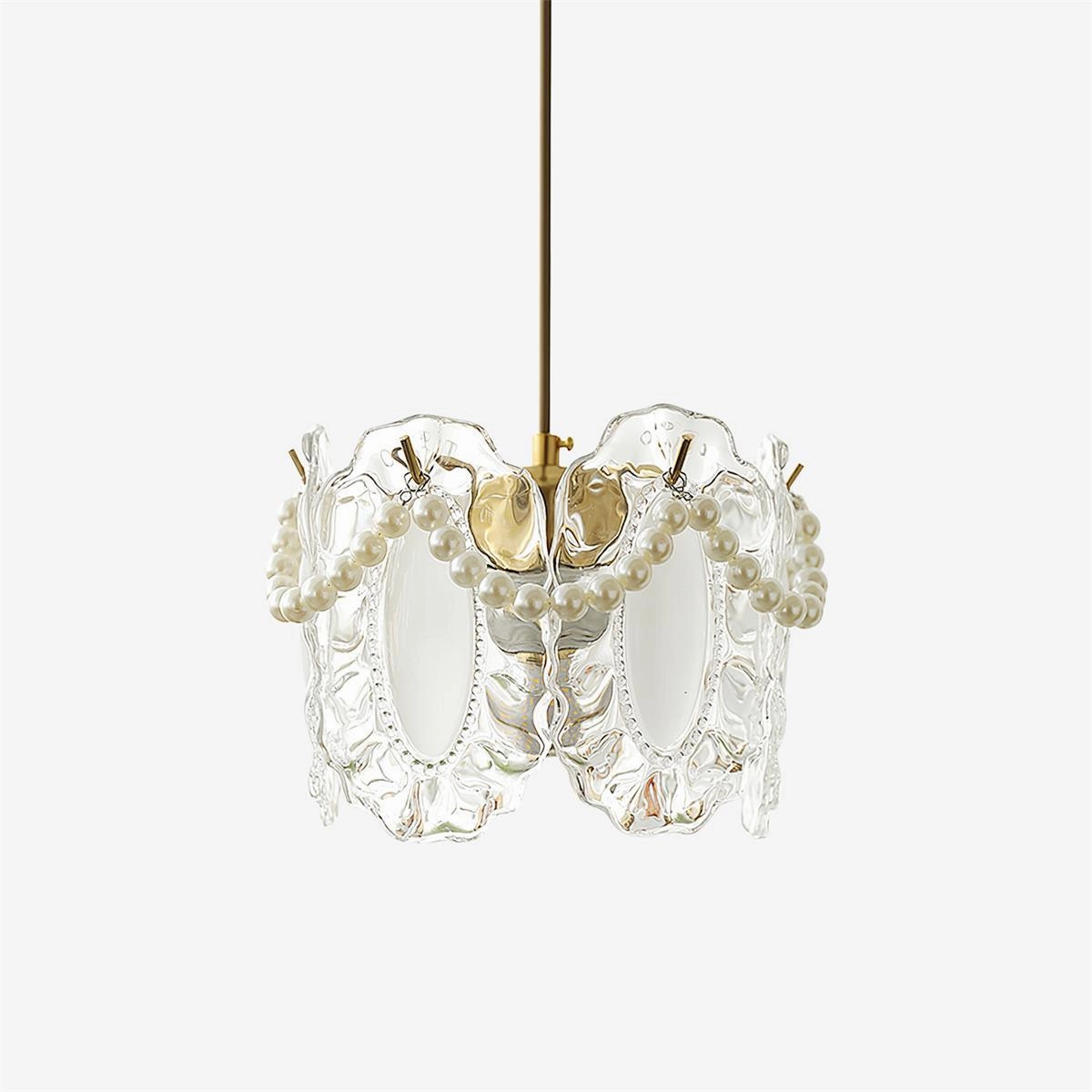Floral Glass Pendant Lamp surface mount ceiling lamp