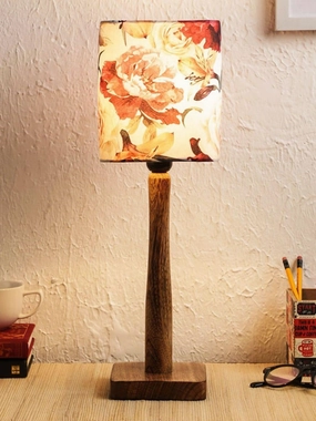 Floral Rose Wooden Lamp decorative ceiling fixture