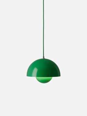 FLOWERPOT PENDEL VP1 SIGNAL GREEN indoor LED wall lamp