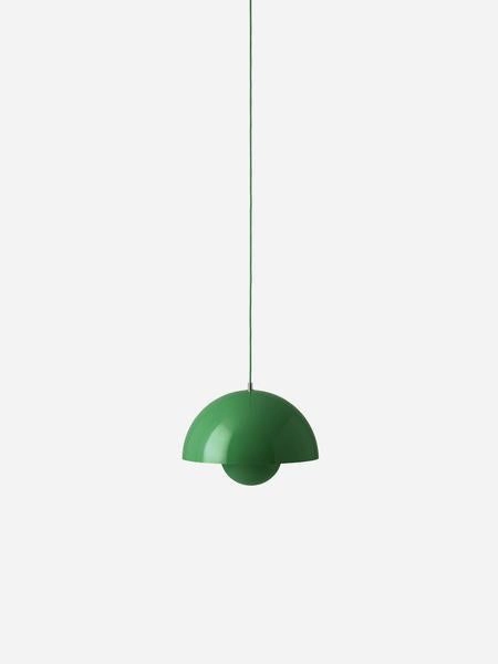 FLOWERPOT PENDEL VP7 SIGNAL GREEN indoor LED wall lamp