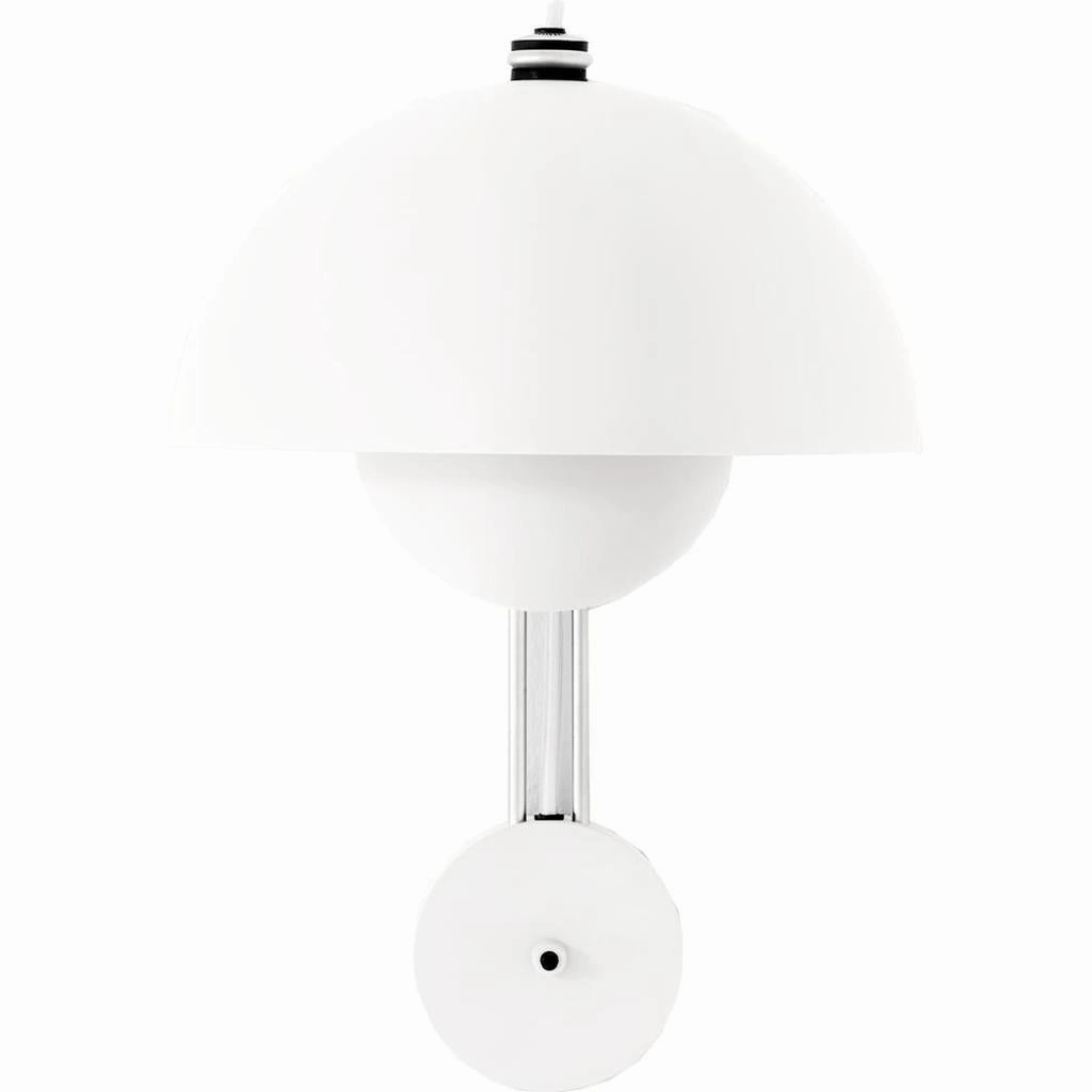 Flowerpot Vglampe Vp8 Mat Hvid indoor LED wall lamp