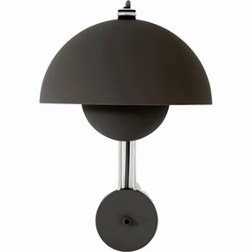 Flowerpot Vglampe Vp8 Mat Sort indoor LED wall lamp