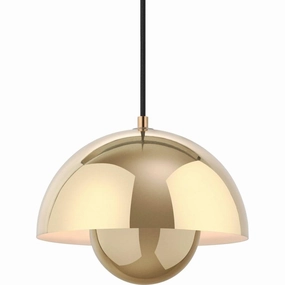 FLOWERPOT VP1 PENDEL MESSING PLATED indoor LED wall lamp