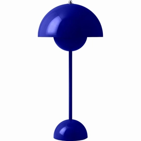 FLOWERPOT VP3 COBALT BL BORDLAMPE indoor LED wall lamp