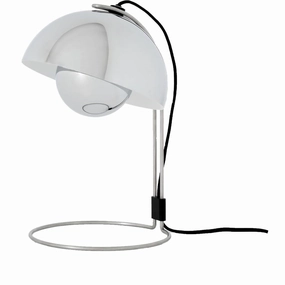 FLOWERPOT VP4 KROM PLATED BORDLAMPE indoor LED wall lamp