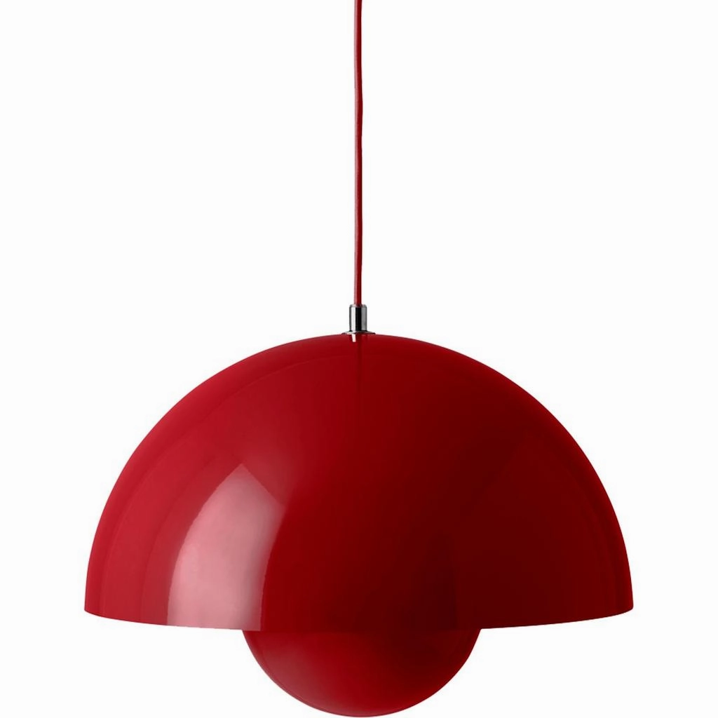 FLOWERPOT VP7 PENDEL VERMILION RD indoor LED wall lamp