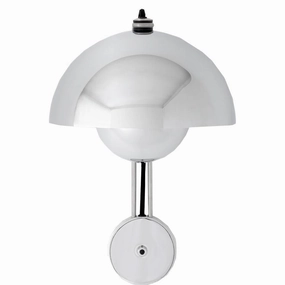 FLOWERPOT VP8 KROM PLATED VGLAMPE indoor LED wall lamp