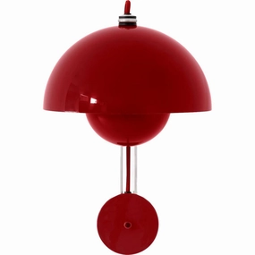 FLOWERPOT VP8 VERMILION RD VGLAMPE indoor LED wall lamp