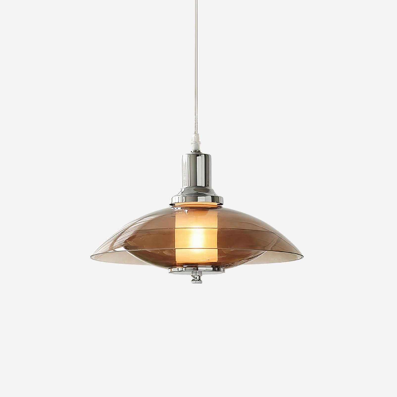 Flying Saucer Chrome Pendant Light surface mount ceiling lamp
