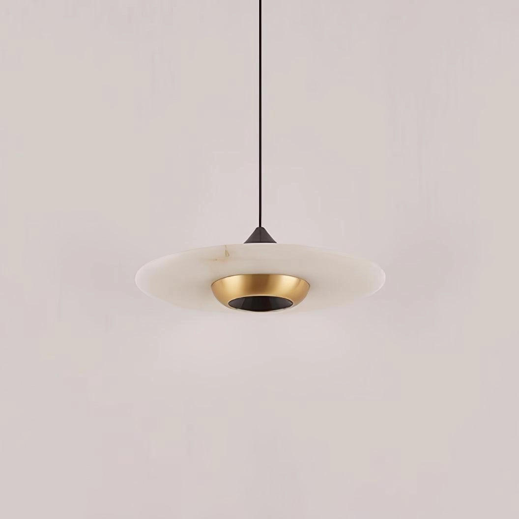 Flying Saucer Marble Pendant Lamp