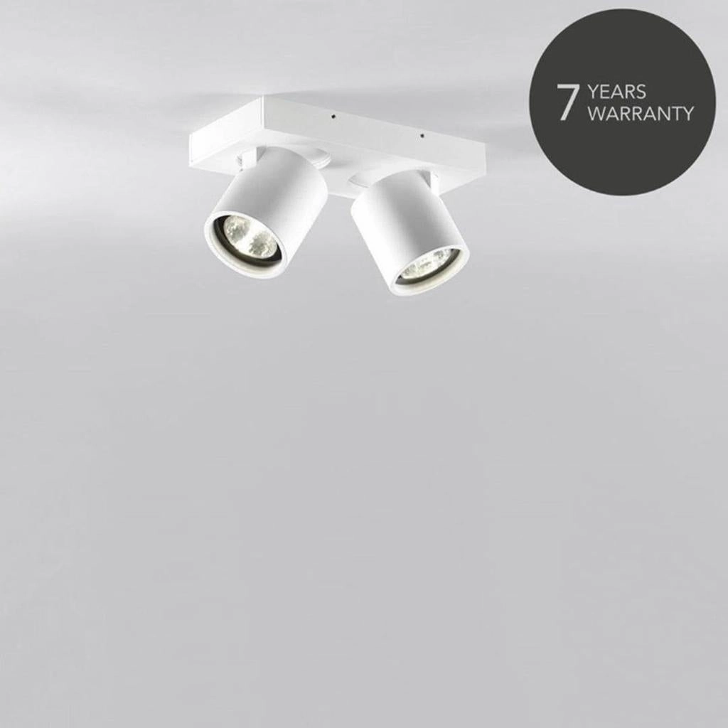 Focus Mini 2 Spots Hvid LED tall arc lamp for living room