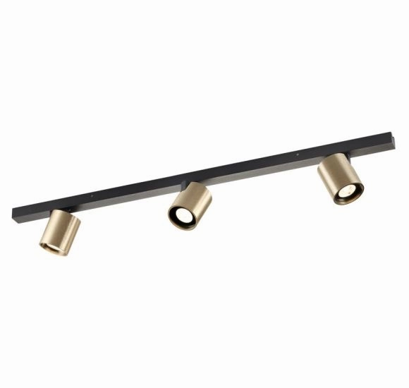 FOCUS MINI 3 SPOT L700 MESSING 3000K tall arc lamp for living room