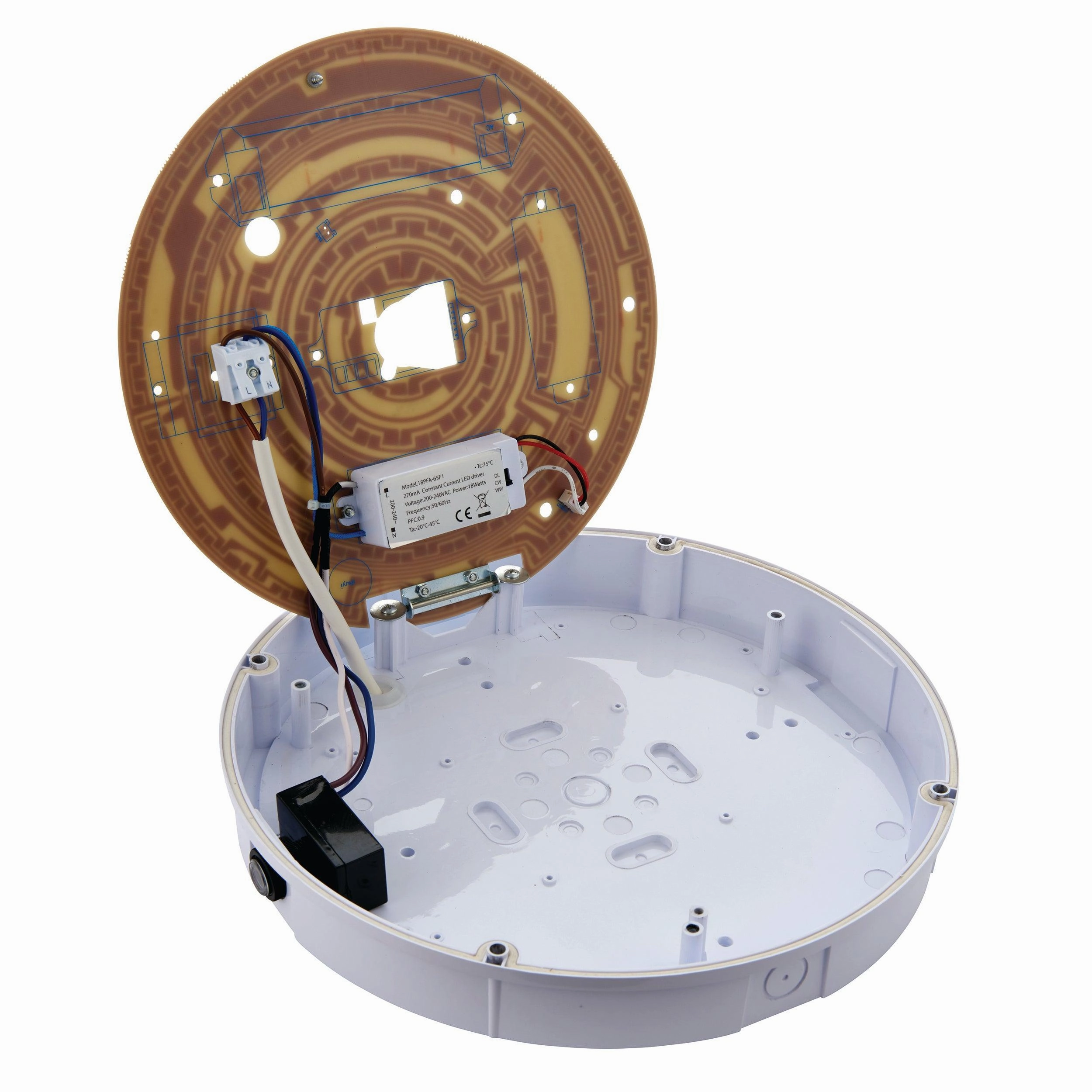 Forca CCT LED Bulkhead with Daylight Sensor IP65 18W